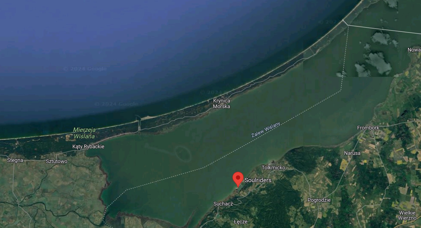 Kadyny Zalew Wiślany - Gdzie na windsurfing w Polsce