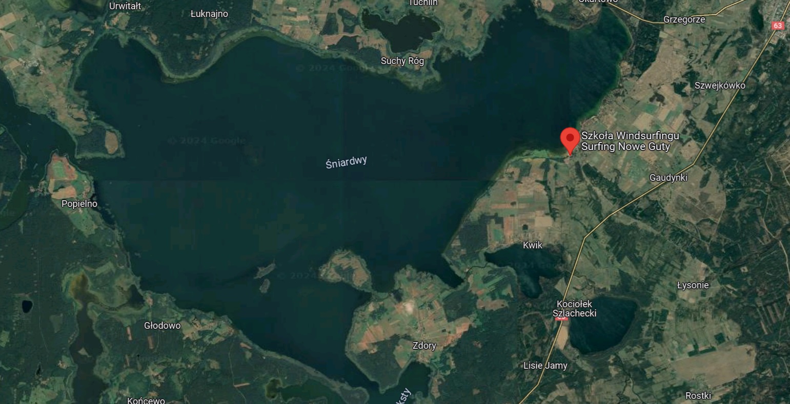 Jezioro Śniardwy Nowe Guty - Gdzie na windsurfing w Polsce