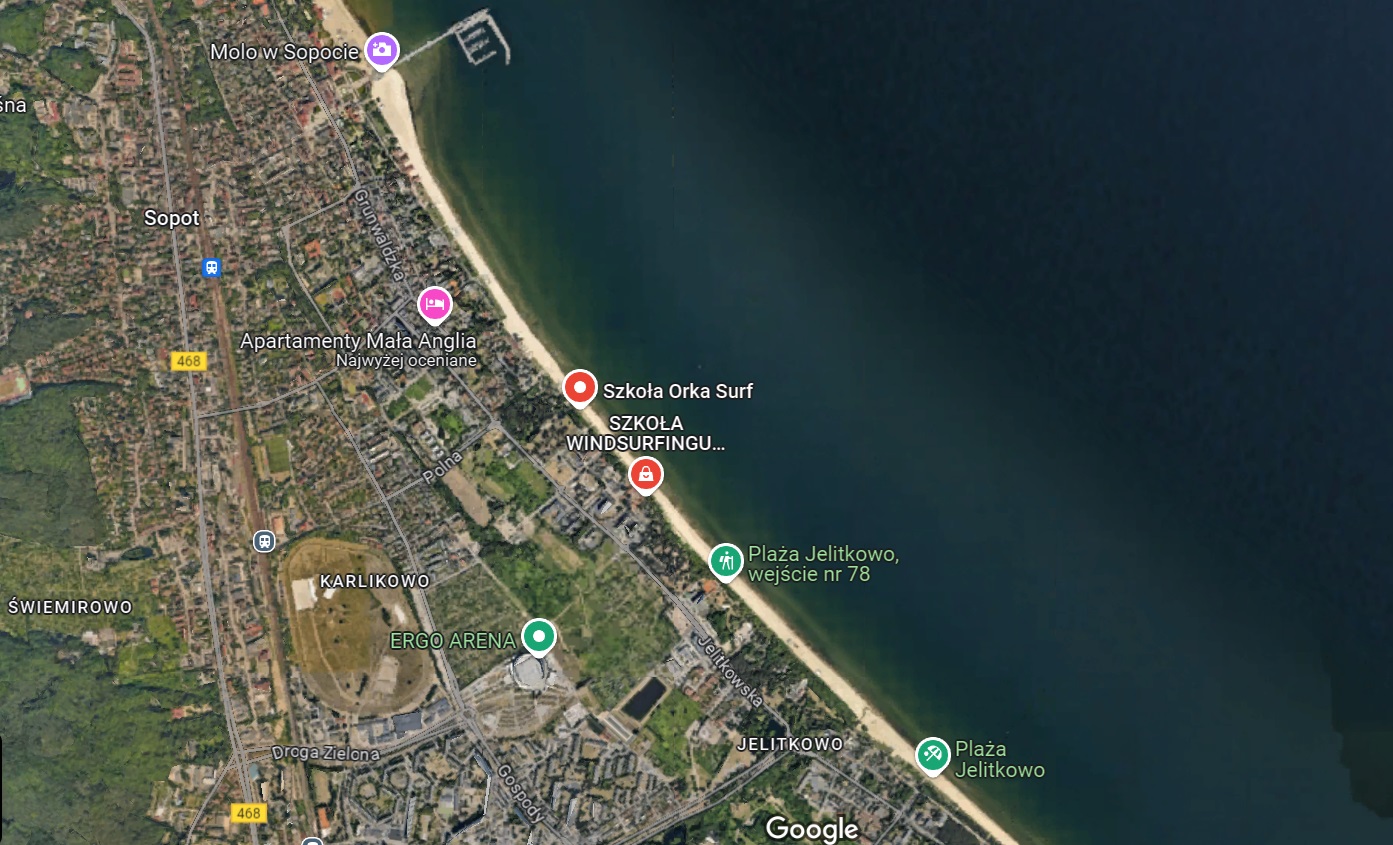 Sopot - Gdzie na windsurfing w Polsce