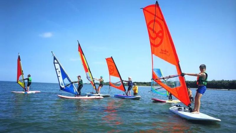 Kadyny Zalew Wiślany - Gdzie na windsurfing w Polsce