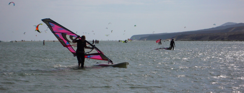 Ferie zimowe II na Fuerteventurze wind/kite na Sotavento - wyjazd KITESURFING / WiNDSURFING - Wyspy Kanaryjskie - Styczeń 2018 