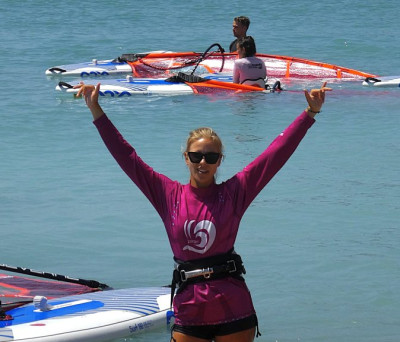 Ania Michalak - instruktor windsurfingu Surfski